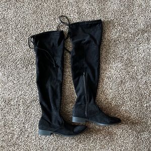 Time and tru thigh high black boots